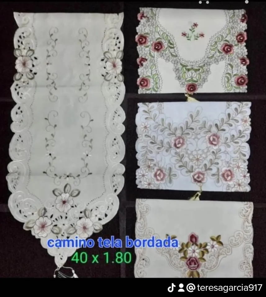 Caminos para mesa 40×180